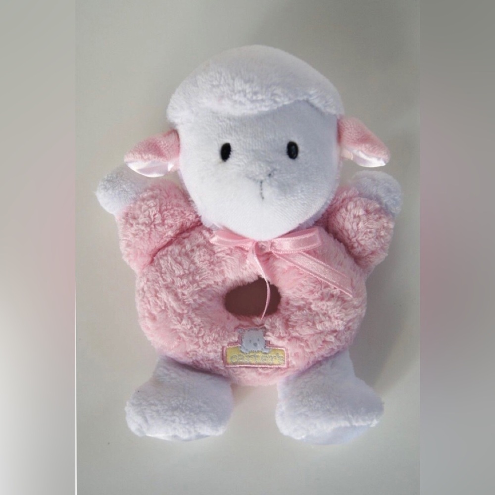 Carter's Baby Rattle Plush Toy Stuffed Animal